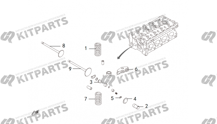 4C20 - клапаны Haval H8