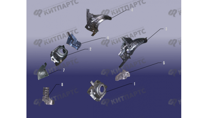 Чашки амортизаторов Chery Fora (A21)