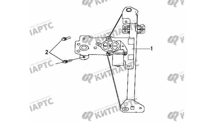 Стеклоподъемник (электро) задней двери Great Wall Wingle